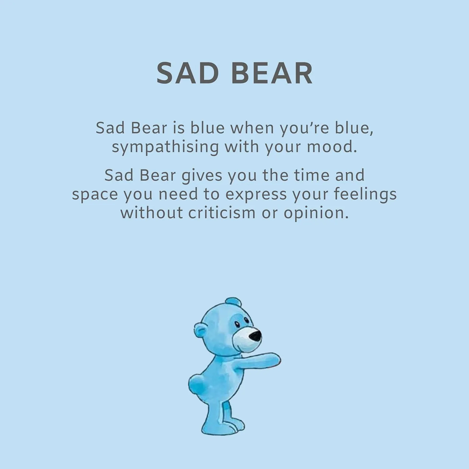 | Teddy Bear | Teddy Bear for Girls and Boys | Teddy Bear for Babies | (Sad),Pale Blue