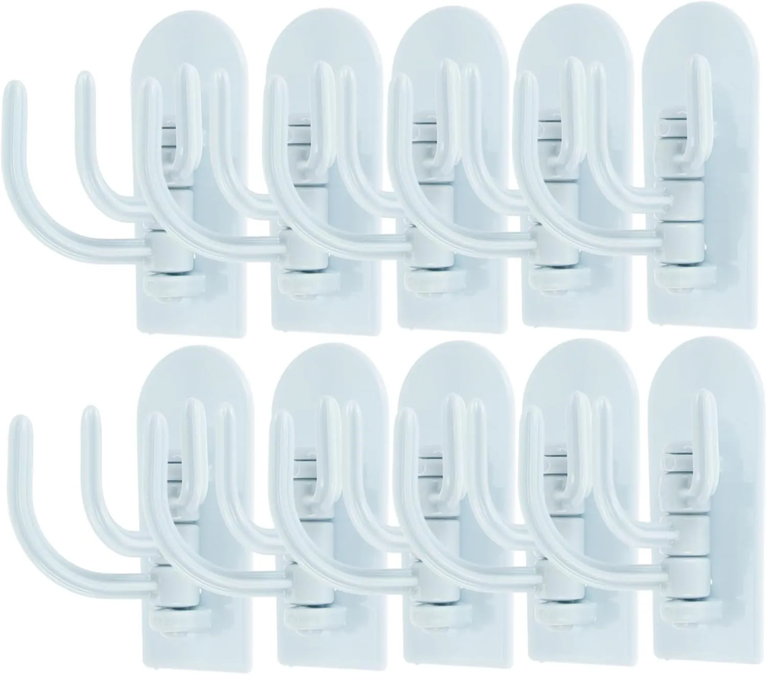 10 Pcs Suction Towel Hook Wall Mount Coat Hangers Mop and Broom Holder Crystal Clothes Hat Hook Stainless Steel Bathroom