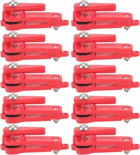 10PCS Fishing Downrigger Clips, Lightweight Portable Heavy Tension Snap Release Clips Padded Release Clips Trolling Clips for Offshore Fishing