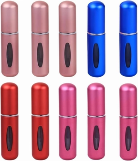 10pcs Mini Refillable Perfume Atomizer Bottles 5ml Travel Size Spray Bottles Cologne Container Empty Travel Perfume Bottle Empty Perfume Refill Pump For Women Men Small Perfume Spray Bottle Travel