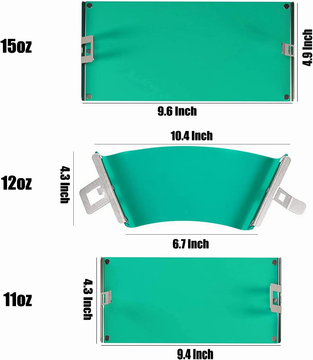 11OZ 12OZ and 15OZ 3D Sublimation Silicone Mug Wrap 3 Pack Silicone Mug Cup Clamp for Mugs Printing