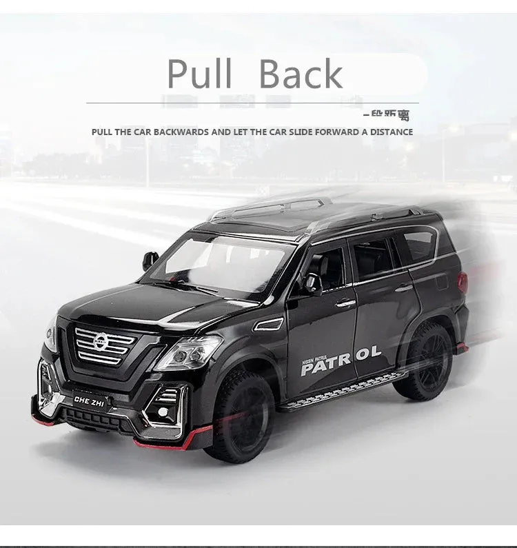 1:24 Nissan Patrol Alloy Car Model Diecasts Metal Toy | Showpiece Car