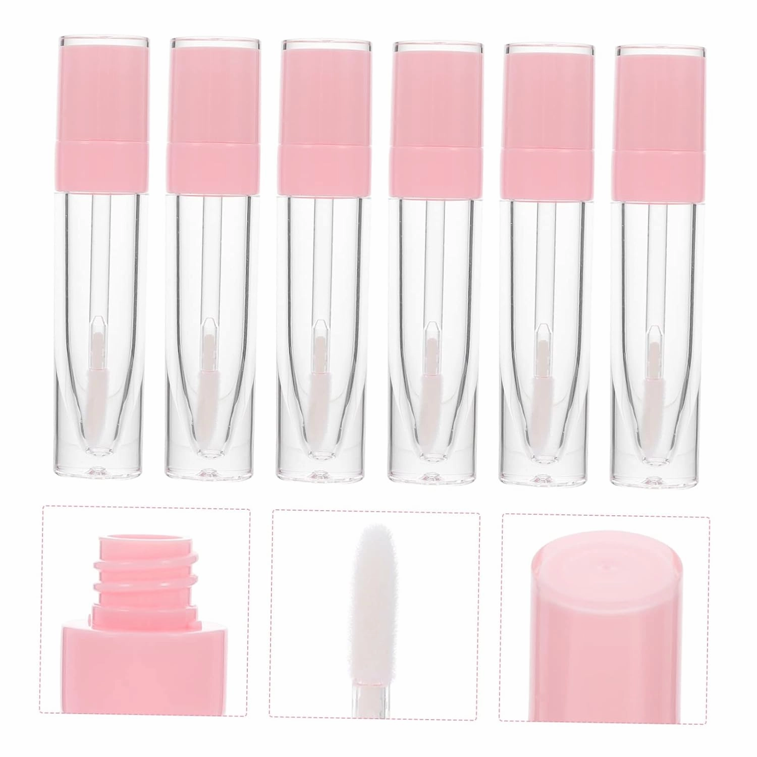 12pcs Refillable Lip Gloss Containers Clear Lip Gloss Tubes for Makeup Lightweight for Beginners and Daily Use