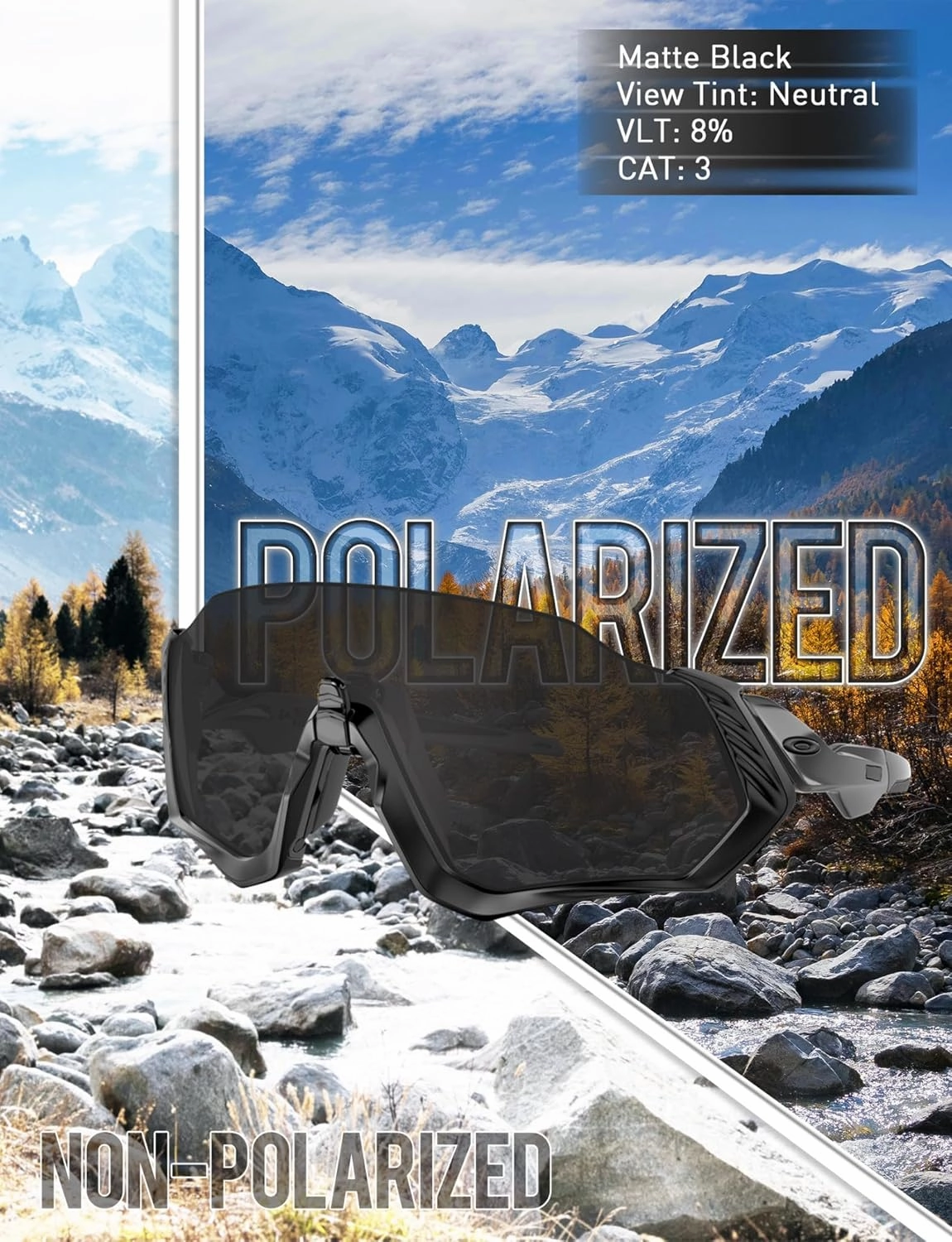 1.8MM Polycarbonate Replacement Lenses for Oakley Fives Squared OO9238 54mm Sunglass Ultra Polarized