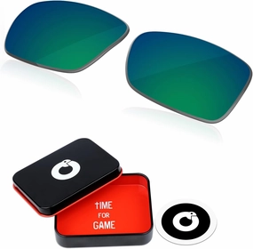 1.8MM Polycarbonate Replacement Lenses for Oakley Gascan OO9014 60mm Sunglass Ultra Polarized