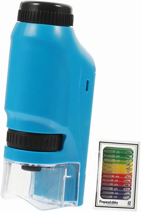 1Set Portable Pocket Microscope for Science Experiments Handheld Microscope for Lightweight and Safe Materials Encourages Scientific Exploration and Learning