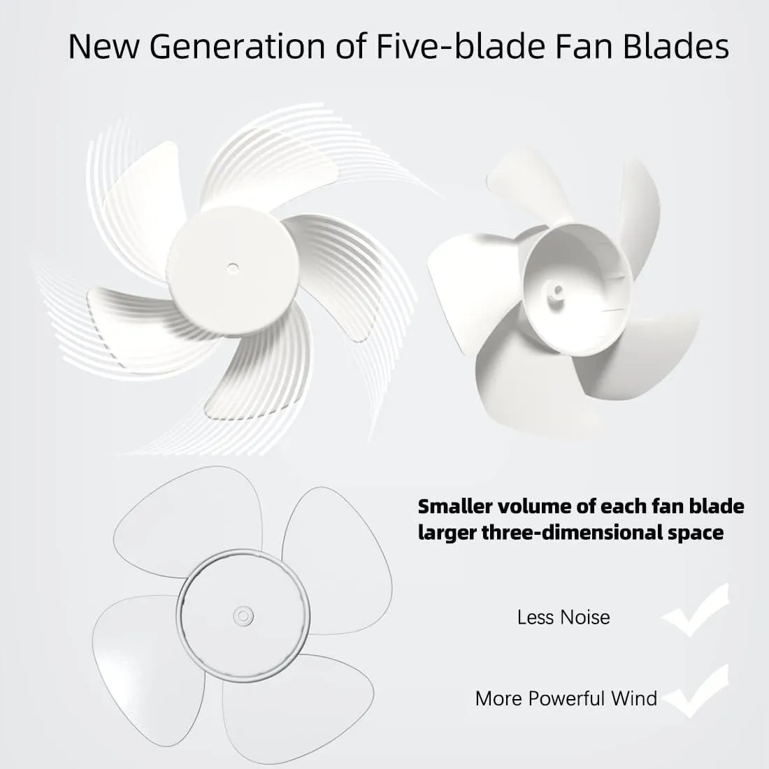 2 Pieces USB Desk Fans Small Quiet, 3 Speeds Portable Table Fan, 360°Rotatable Mini Desk Fan, Five-bladed Turbo Blade, 3.9 Feet Powered by USB with Anti-slip Pad - Pink