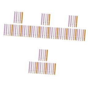 20 Pcs retractable lip brush lipstick brush lipstick lip brush with cap concealer applicator reusable lip brush lip lip balm Metal shell aluminum alloy travel