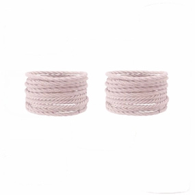 20Pcs Good Braided Hair Ties for Thin, Thick, Curly, or Straight Hair, Pink Seamless Elastic Durable & Reusable Hair Bands