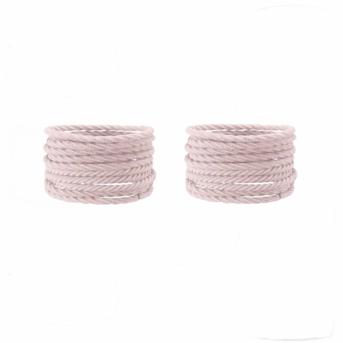 20Pcs Good Braided Hair Ties for Thin, Thick, Curly, or Straight Hair, Pink Seamless Elastic Durable & Reusable Hair Bands