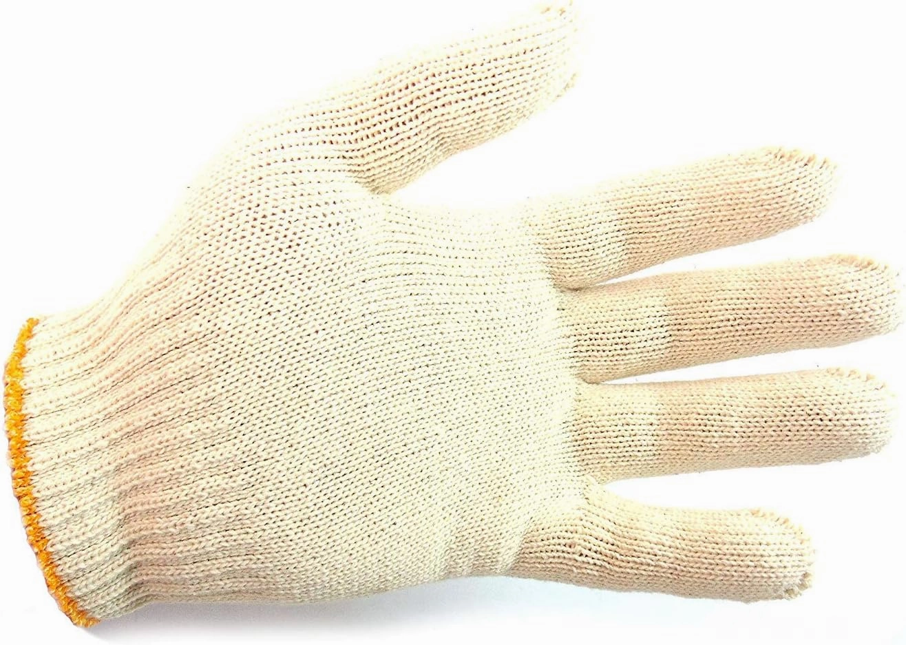 240 Pairs String Knit White Poly Cotton Work Gloves -Made in Korea