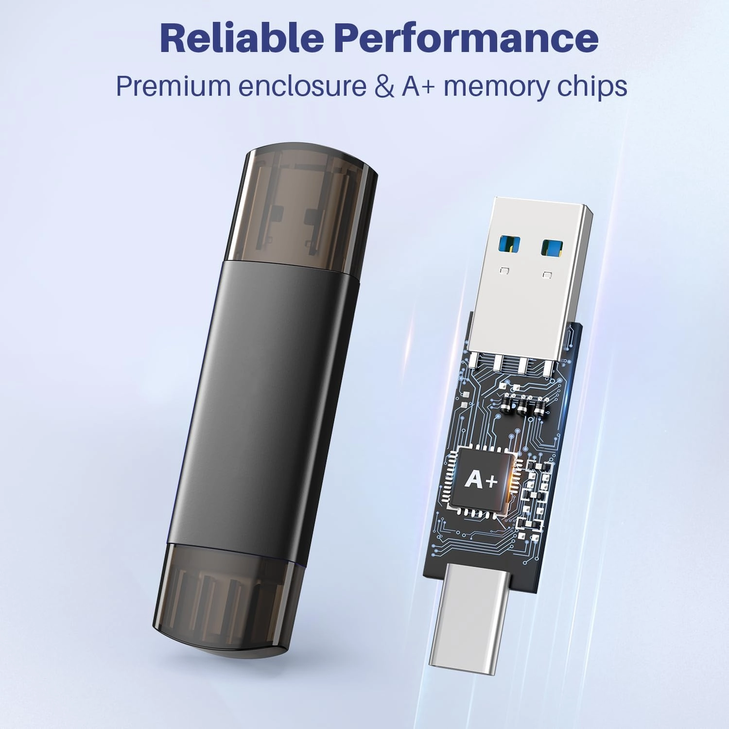 256GB USB C Flash Drive Dual USB 3.0 Flash Drive Type C   USB A Portable Type-C Flash Drive 2-in-1 USB-C Thumb Drive for Smartphone Tablet Computer Mac iPhone 15 Black
