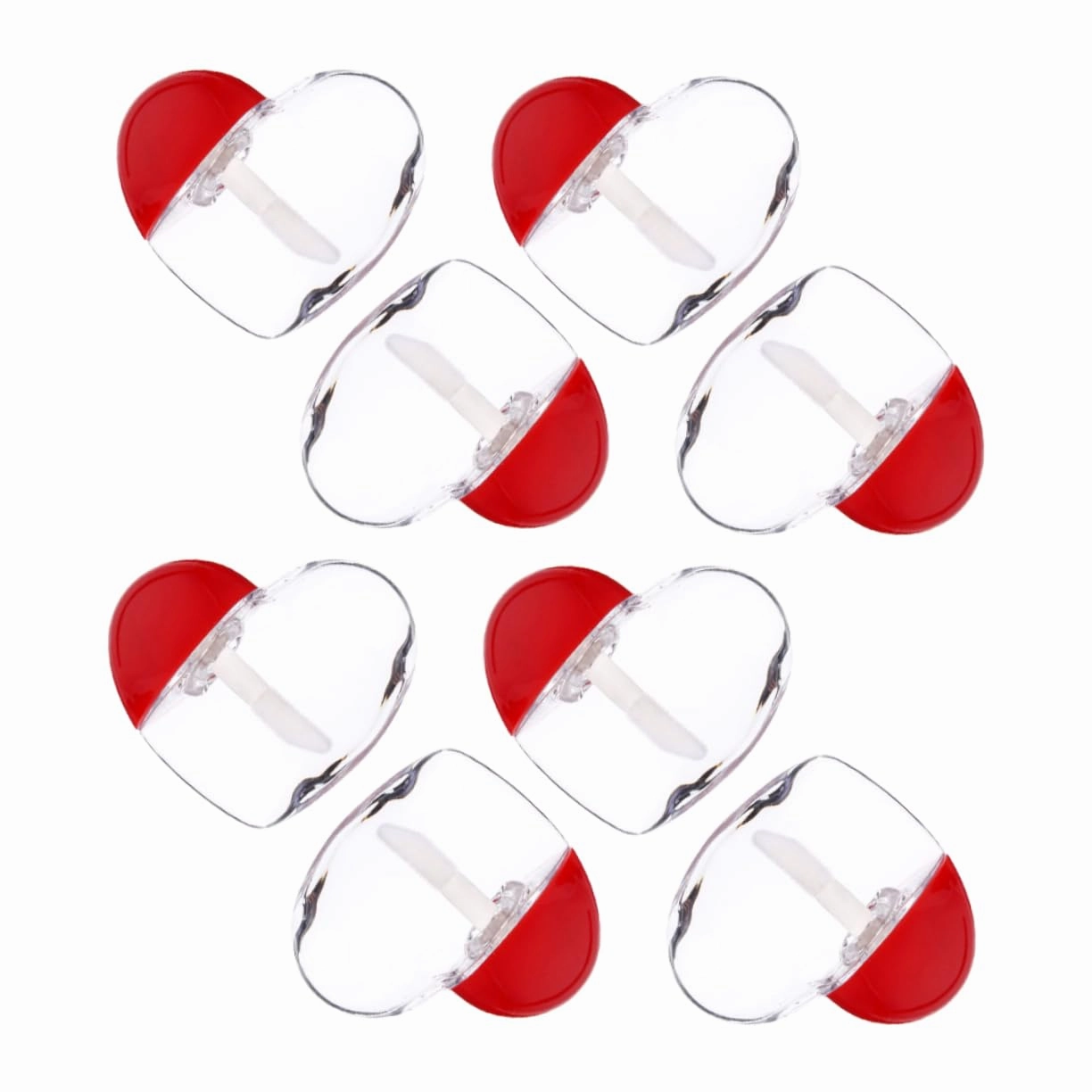25sets Heart Shaped Lip Gloss Bottles Lip Color Container for Travel for Tinted Hydrating Gloss Holders