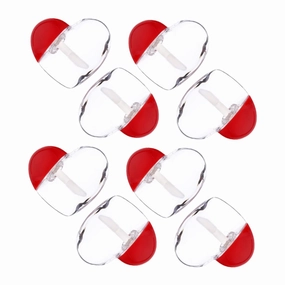 25sets Heart Shaped Lip Gloss Bottles Lip Color Container for Travel for Tinted Hydrating Gloss Holders