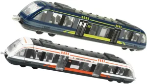 2Pcs Lovely Electric Train Realistic High Speed Train Track for Birthday Safe Material for Endless Fun