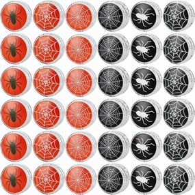 30 Pack Led Light up Yo Yo Novelty Spider Yo Yo Ball Plastic Light up Responsive Ball for Kids Birthday Spider Theme Party Goodie Bag Fillers Classroom Rewards, 2 Colors