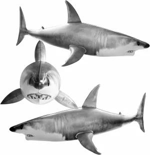 3PCS Inflatble Shark Pool Toys, 23Inch Shark Party Decorations for Birthday Pool Christmas, Party Favors Supplies Gift for Kids Adults