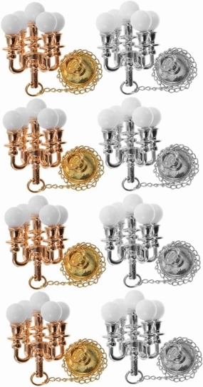 3sets 2pcs Miniature Ceiling Lamp Decorative Simulation Lamps for Mini House Hanging Lights for Dollhouse Furniture Landscape Decor 2pcs*3