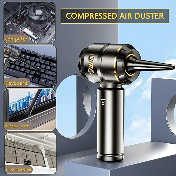 4-in-1 Compact Wireless Car Vacuum and Air Blower