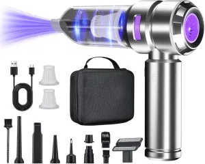 4-in-1 Compact Wireless Car Vacuum and Air Blower