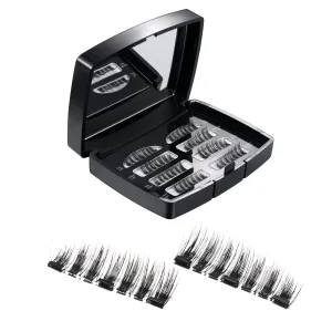 4 Pairs 3D False Magnetic Eyelashes No Glue- Reusable Fake Lashes Extension,Thick Soft & Handmade