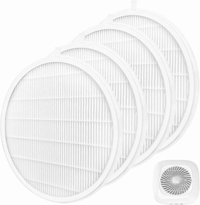 4 Pcs Nail Dust Vacuum Collector Replacement Filter Compatible with MelodySusie SProR/XC320J Reusable and Easy Clean for Salons Home Use Nail Art Tools
