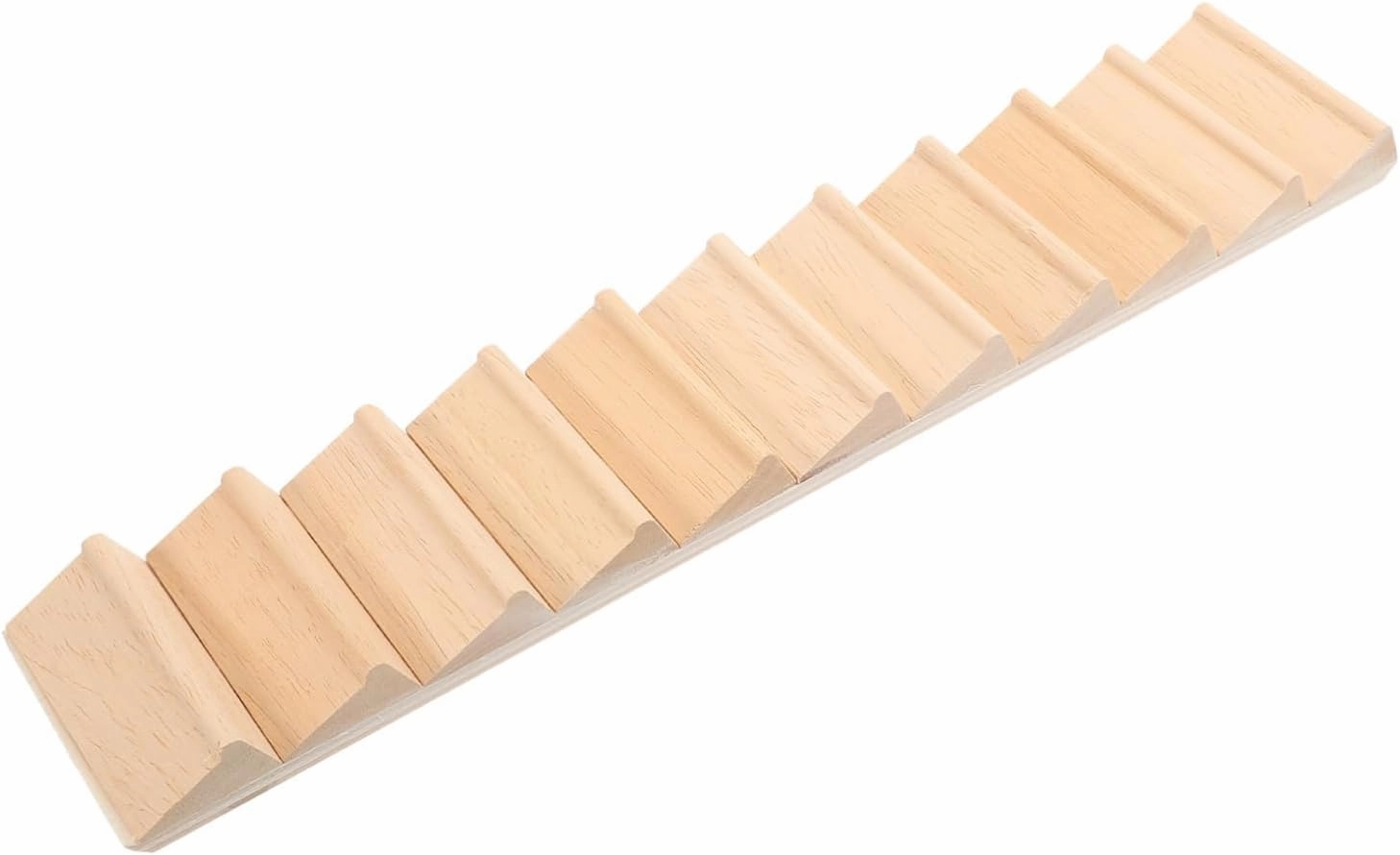 4pcs Miniature Wooden Staircase for Dollhouse Chic Photo Props for Mini House Decor Compact Scale Mini Stairs Plaything for Boys and Girls for Living Room Restaurant Accents