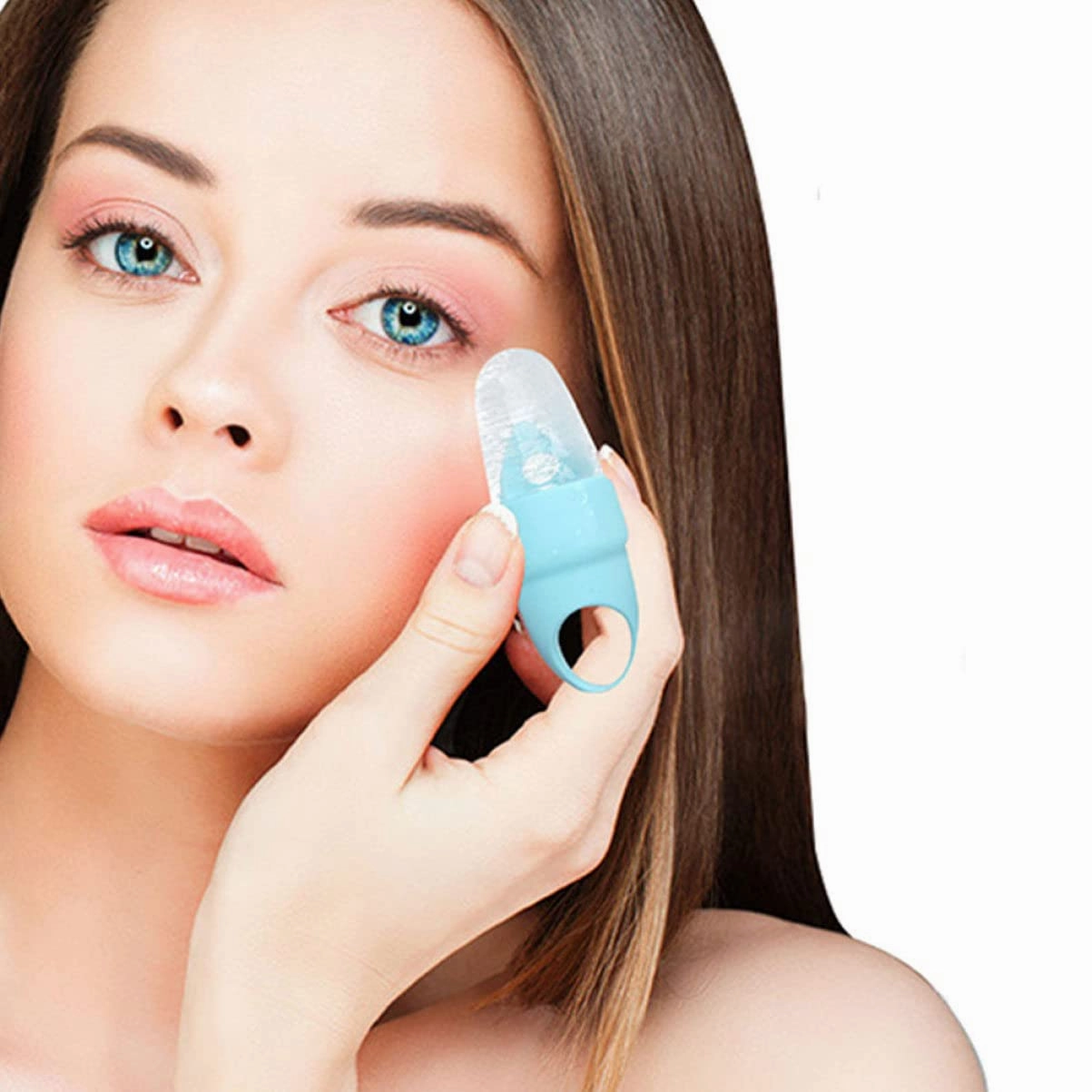 4pcs Portable Face Massage Roller Cold Compress for Eye Puffiness Relief Lightweight Compact for Travel Skin Care Tool for Dark Circles and Fatigue Relief
