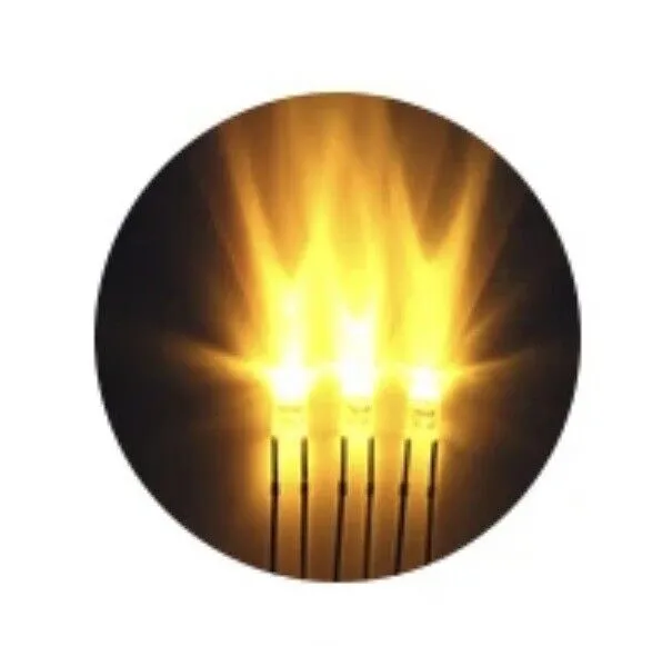 50PCS 3mm LED Flashing Breathing Fading Firefly Led Red Yellow Blue Green Etc