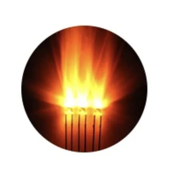 50PCS 3mm LED Flashing Breathing Fading Firefly Led Red Yellow Blue Green Etc