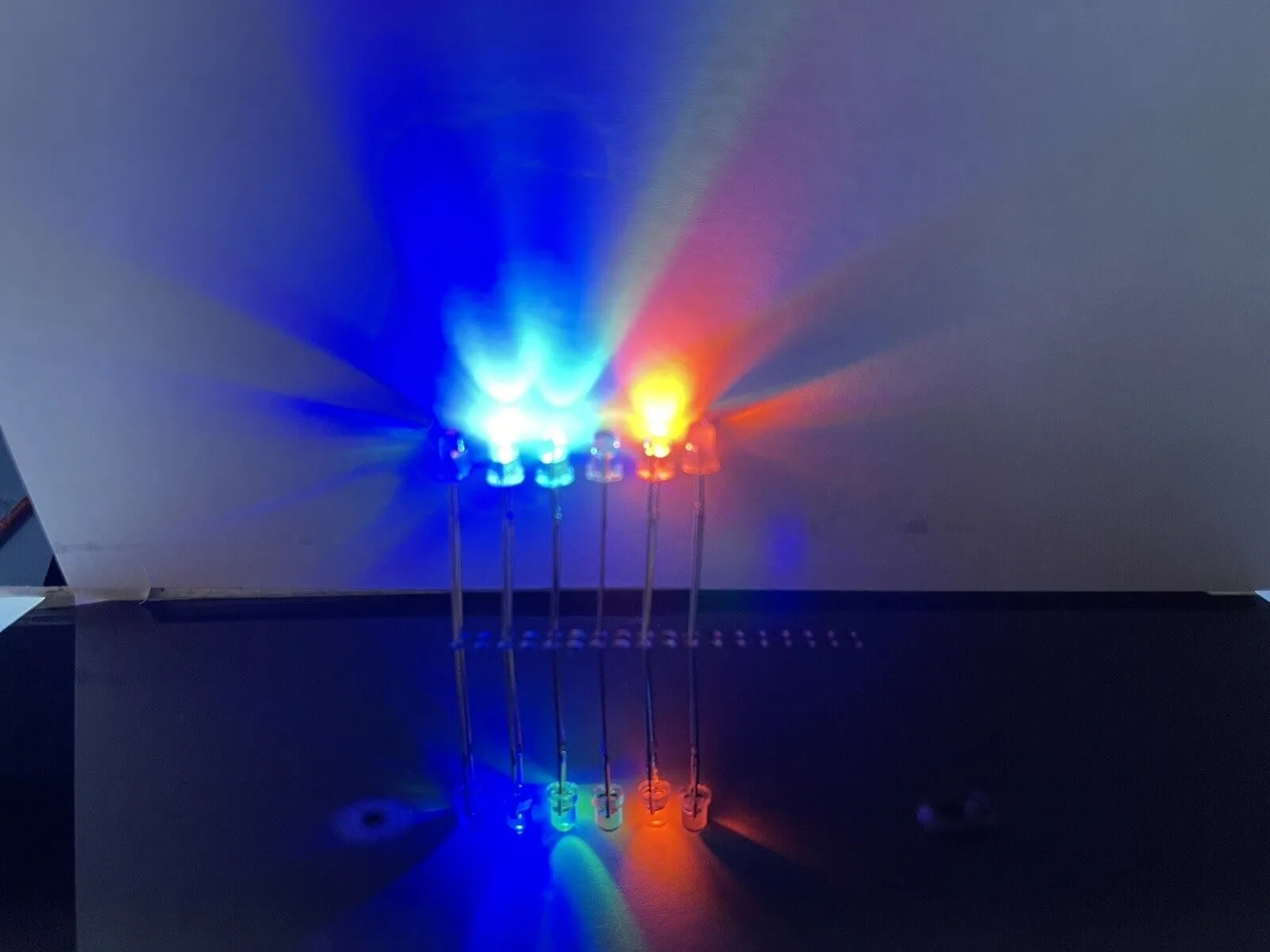50PCS 3mm LED Flashing Breathing Fading Firefly Led Red Yellow Blue Green Etc