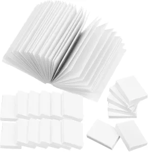 50pcs Miniature Blank Notebooks Tiny Sketchbooks for Dollhouse Decor Coated Paper Mini Notepad Small Blank Books for Crafts and Ornaments Compact Dollhouse Accessories