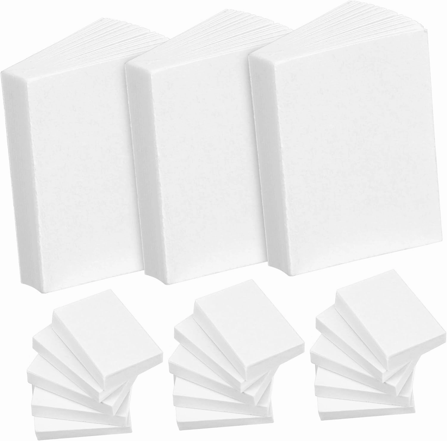 50pcs Miniature Blank Books Dollhouse Decoration Accessories Design Pages Dollhouse Enthusiasts Compact for