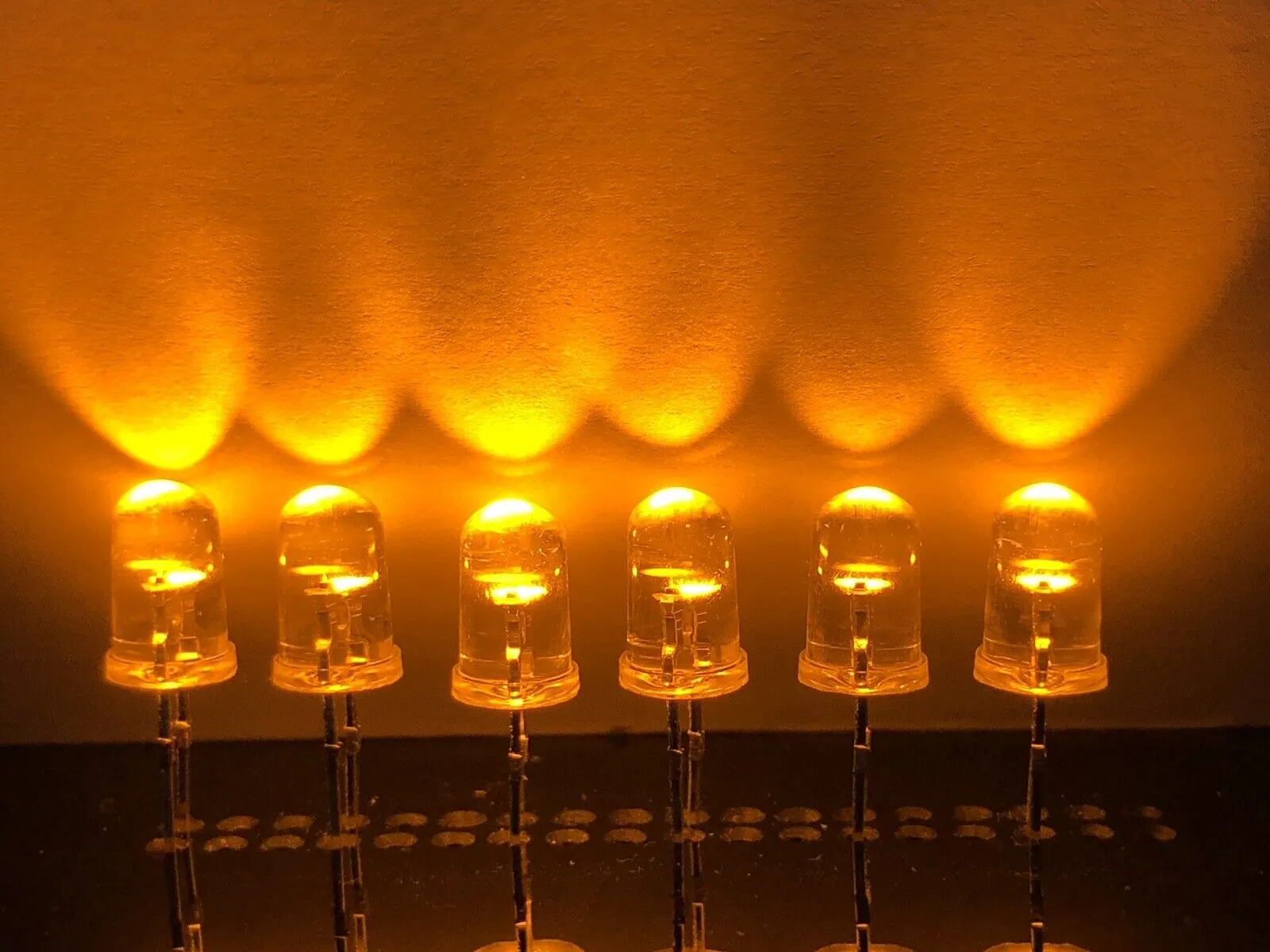 5mm 1000PCS True Flame 1800-2000K LED Flicker Flame Candle Light Emitting Diodes