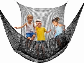 6.6 x 9.9 ft Playground Safety Net,Durable Polyester Climbing Cargo Net,Fall Protection Net for Obstacle Training, Tree House, Back Yard Playground Net etc