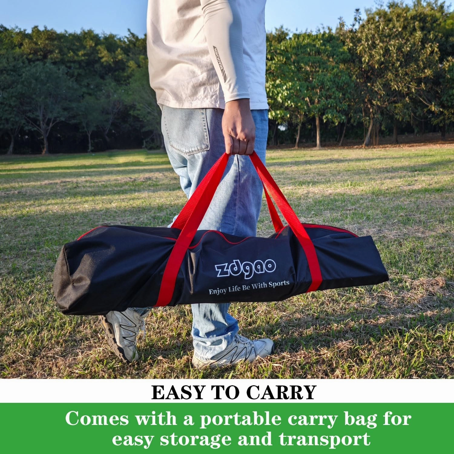 7×7ft Baseball Softball Practice Net- Portable Baseball Net for Batting, Hitting, Pitching Come with Carry Bag, Training for Players of Any Skill Level - Easy Setup