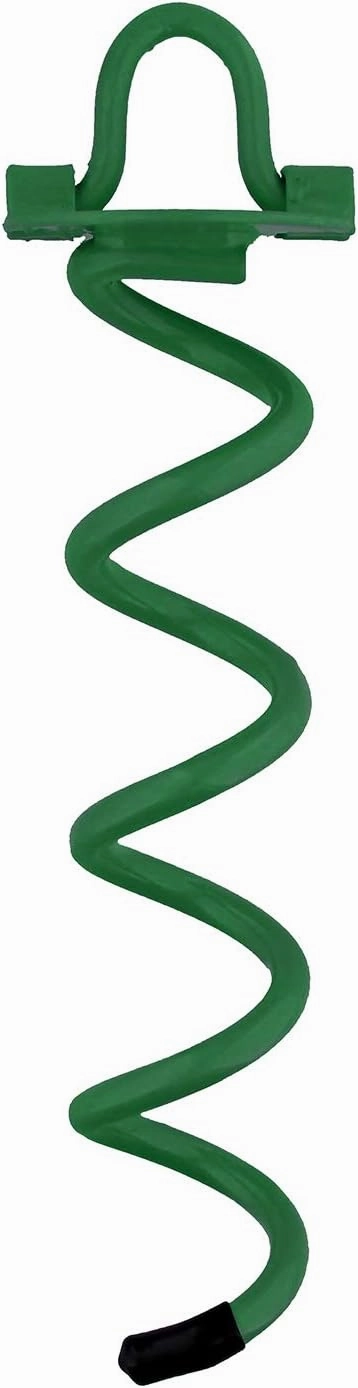 7Penn Spiral Ground Anchors - 10 Inch Tent Stakes Heavy Duty Ground Screw Anchor Twist Stakes, 4 Pack