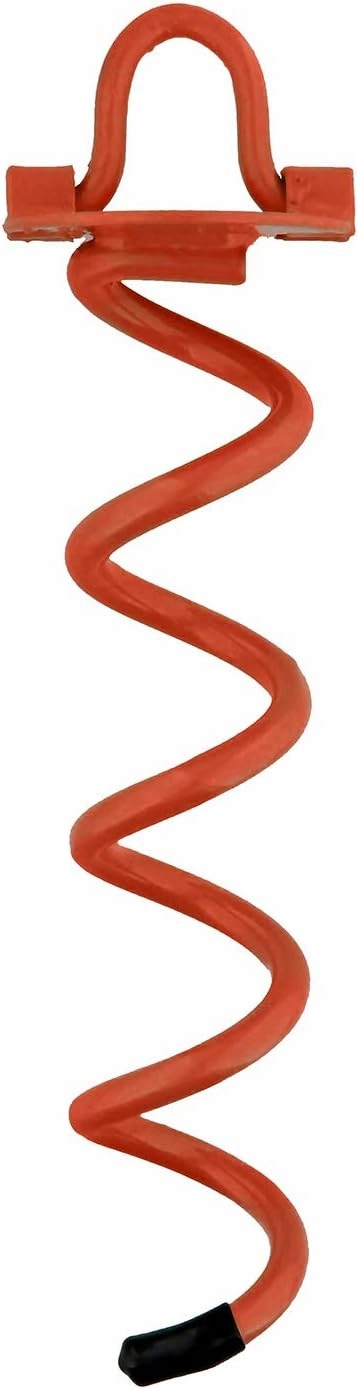 7Penn Spiral Ground Anchors - 10 Inch Tent Stakes Heavy Duty Ground Screw Anchor Twist Stakes, 4 Pack
