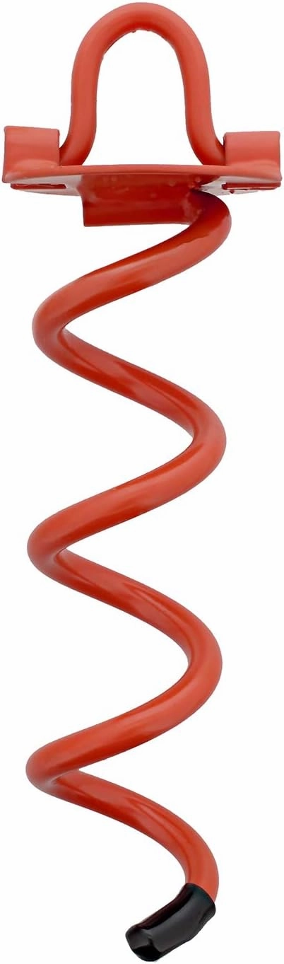 7Penn Spiral Ground Anchors - 8 Inch Tent Stakes Heavy Duty Ground Screw Anchor Twist Stakes, 4 Pack