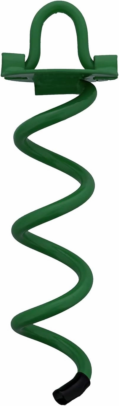 7Penn Spiral Ground Anchors - 8 Inch Tent Stakes Heavy Duty Ground Screw Anchor Twist Stakes, 4 Pack