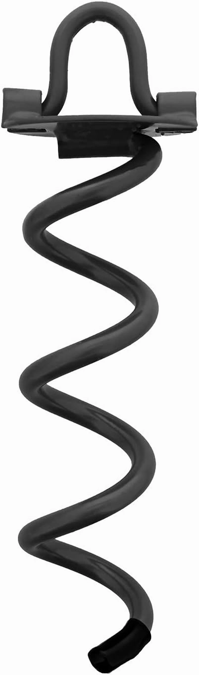 7Penn Spiral Ground Anchors - 8 Inch Tent Stakes Heavy Duty Ground Screw Anchor Twist Stakes, 4 Pack