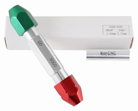 Accusize Industrial Tools 0.061'' - 0.250'' Go/No Go Double End Gage Handle, 3350-0101