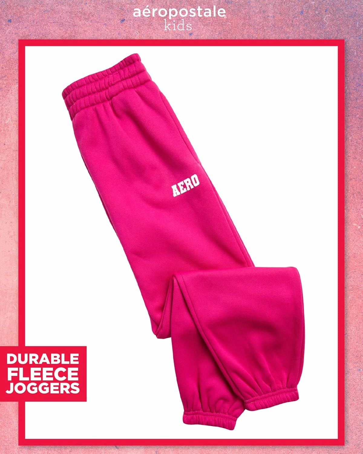 AEROPOSTALE Girls' Jogger Set - 3 Piece Girls Long Sleeve Shirt, Puffer Vest and Jogger Pants with Applique Patches (4-12)