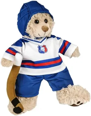 All-Stars Hockey Uniform for 14–18 Inch Stuffed Animals – Jersey & Shorts Sports Outfit – Dress-Up Costume for Teddy Bears, Soft Dolls, and Toy Companions