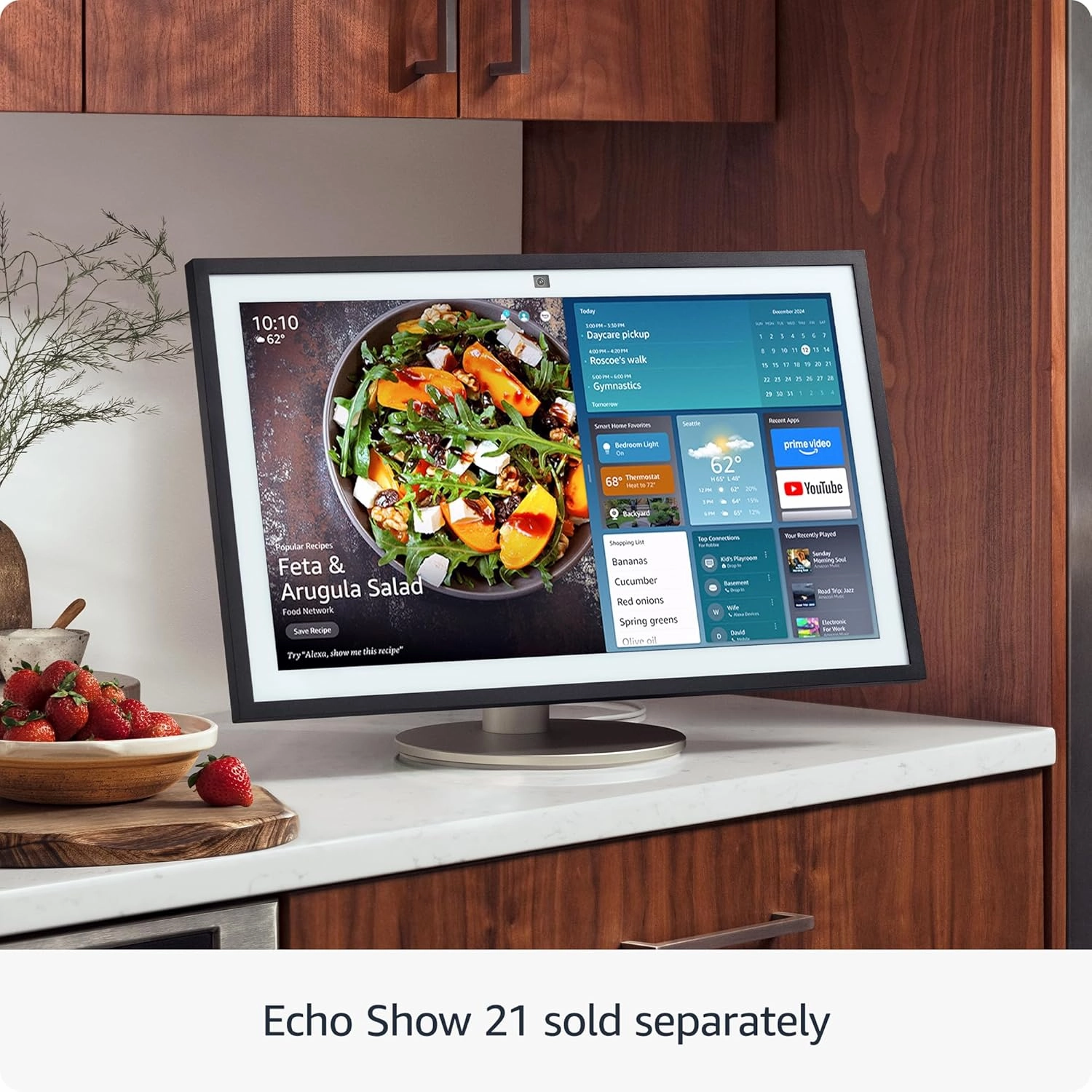 Amazon Premium Adjustable Stand | Designed for Amazon Echo Show 21 (sold separately)