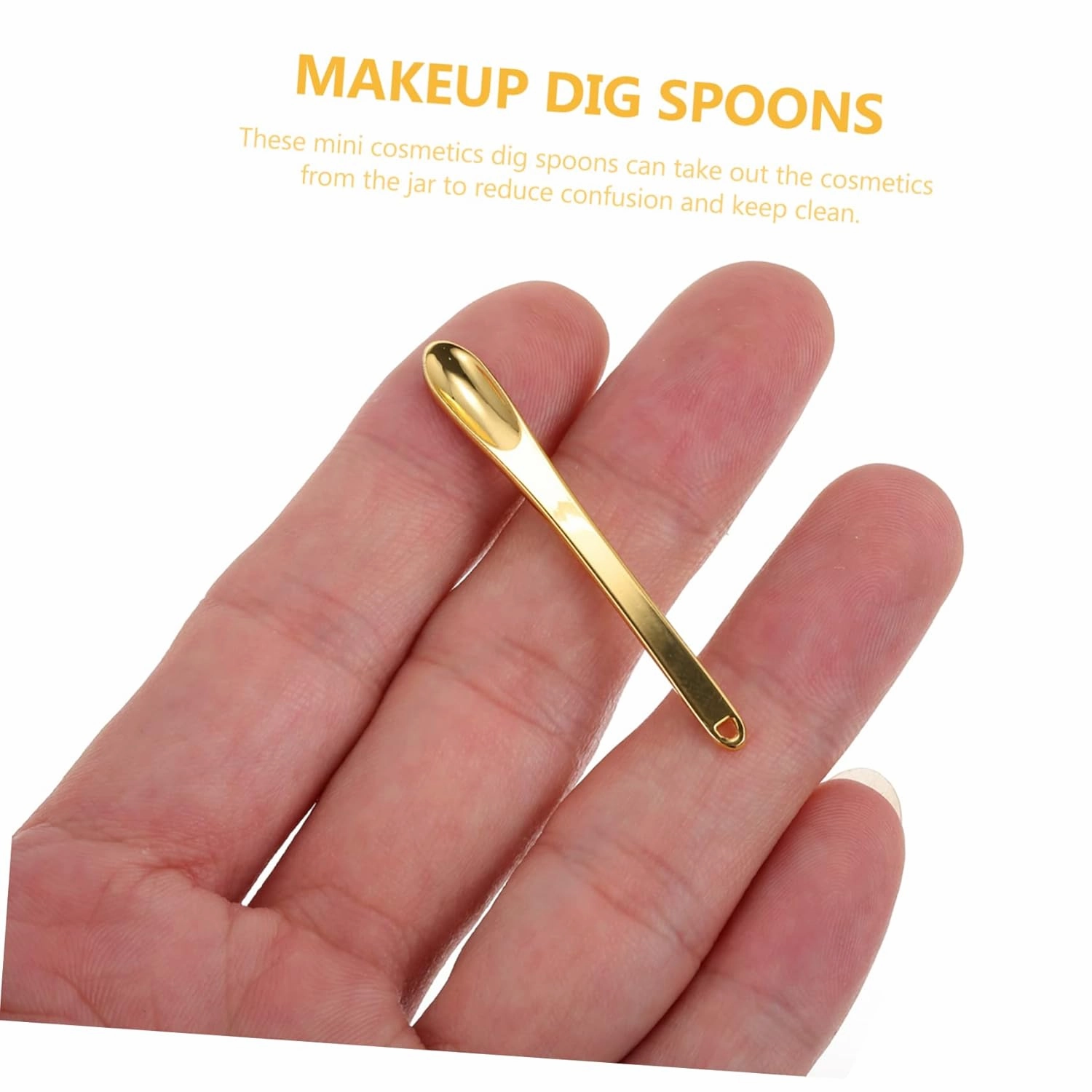 Angoily 25pcs Mini Cosmetic Spoons for Eye Cream and Facial Products Portable Skincare Scoop for Mixing Testing and Applying Creams and Masks for Home and Salon Use