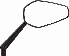 Arlen Ness 13-158 compatible with Mini Stocker Mirror - Right - Black Powdercoat