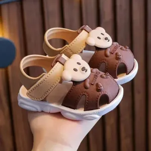 Baby Medusa Sandal with Teddy Bear Design