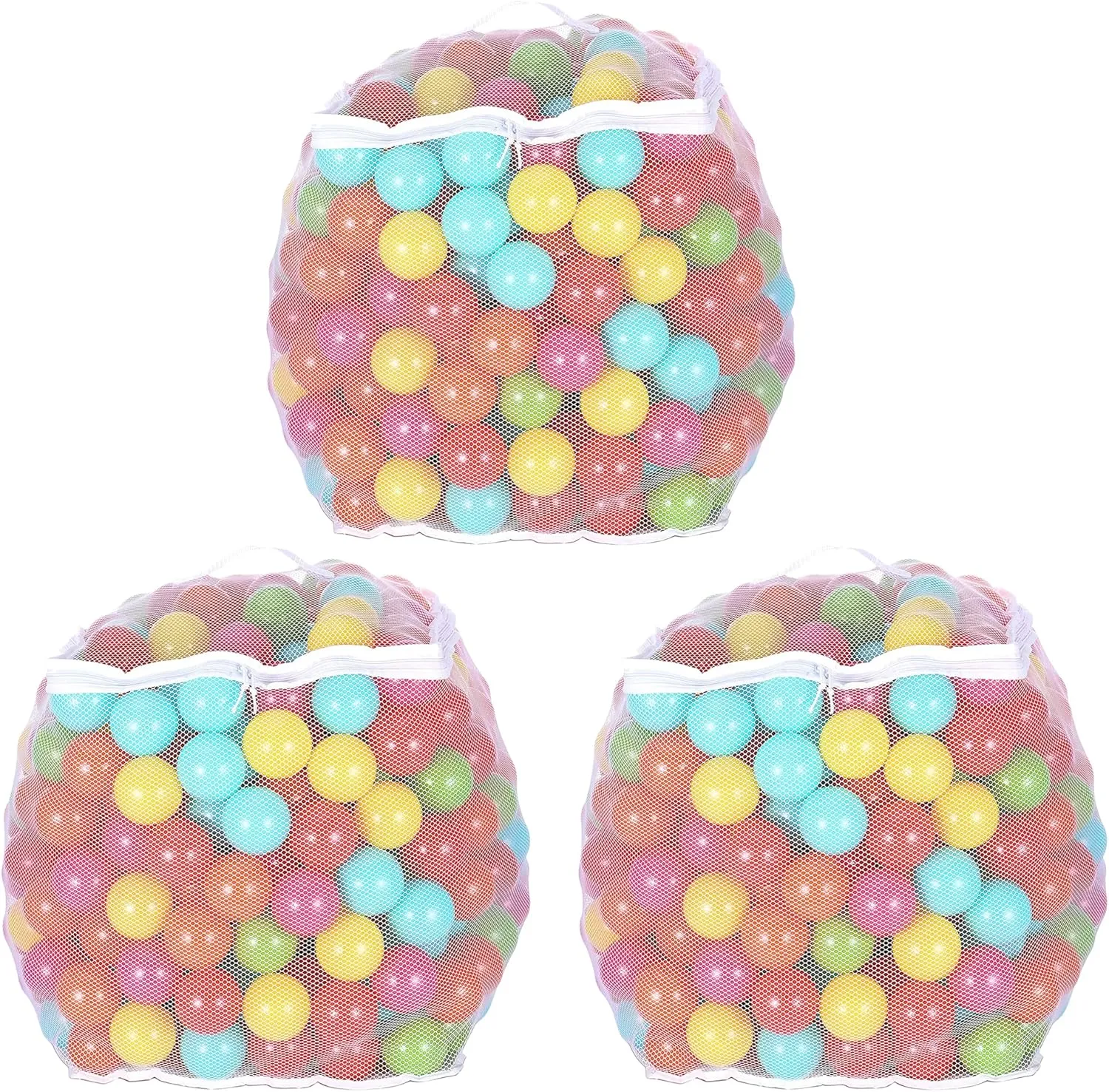 BalanceFrom Play Pit Balls, Kids Plastic Toy Balls for Playpen, Bounce House, or Pool