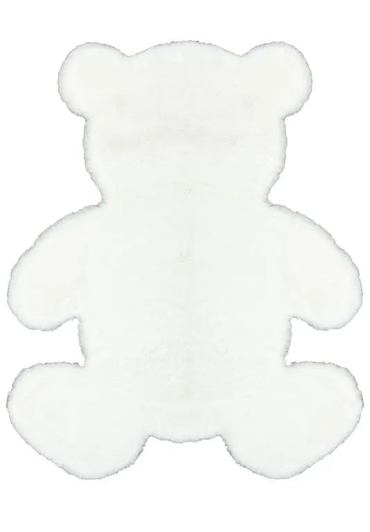 BB BEAR WHITE CUT OUT RUG